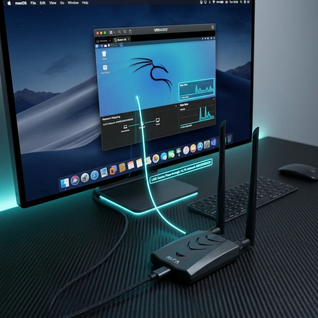 Using ALFA WiFi Adapters on macOS: USB Passthrough with VMware Fusion & Parallels