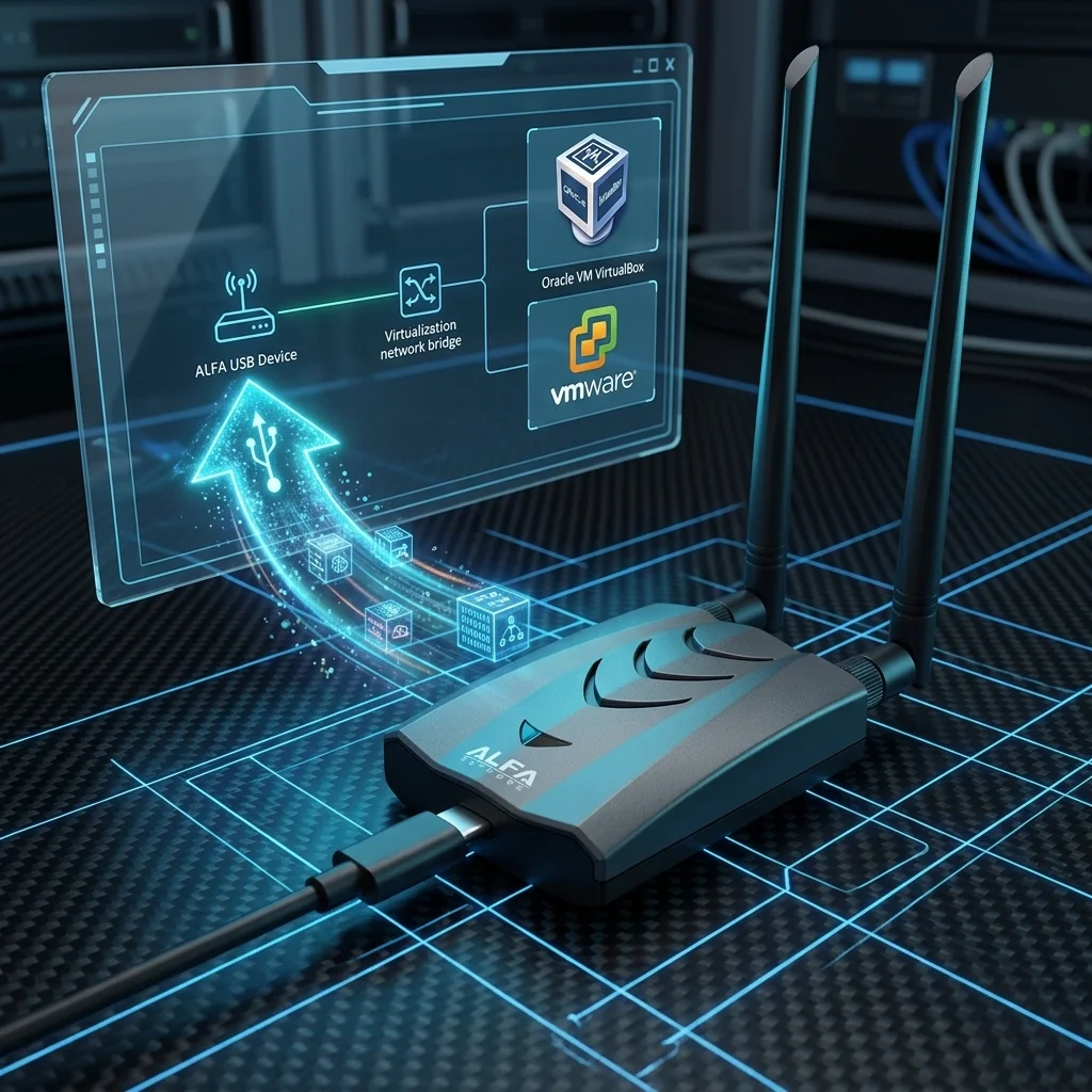 Passthrough USB d'adaptateur ALFA : Guide d'installation VirtualBox & VMware