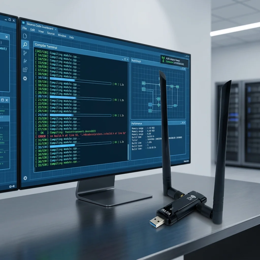 دليل تثبيت تعريف ALFA AWUS036ACM للصين: Kali Linux وUbuntu وDebian وRaspberry Pi