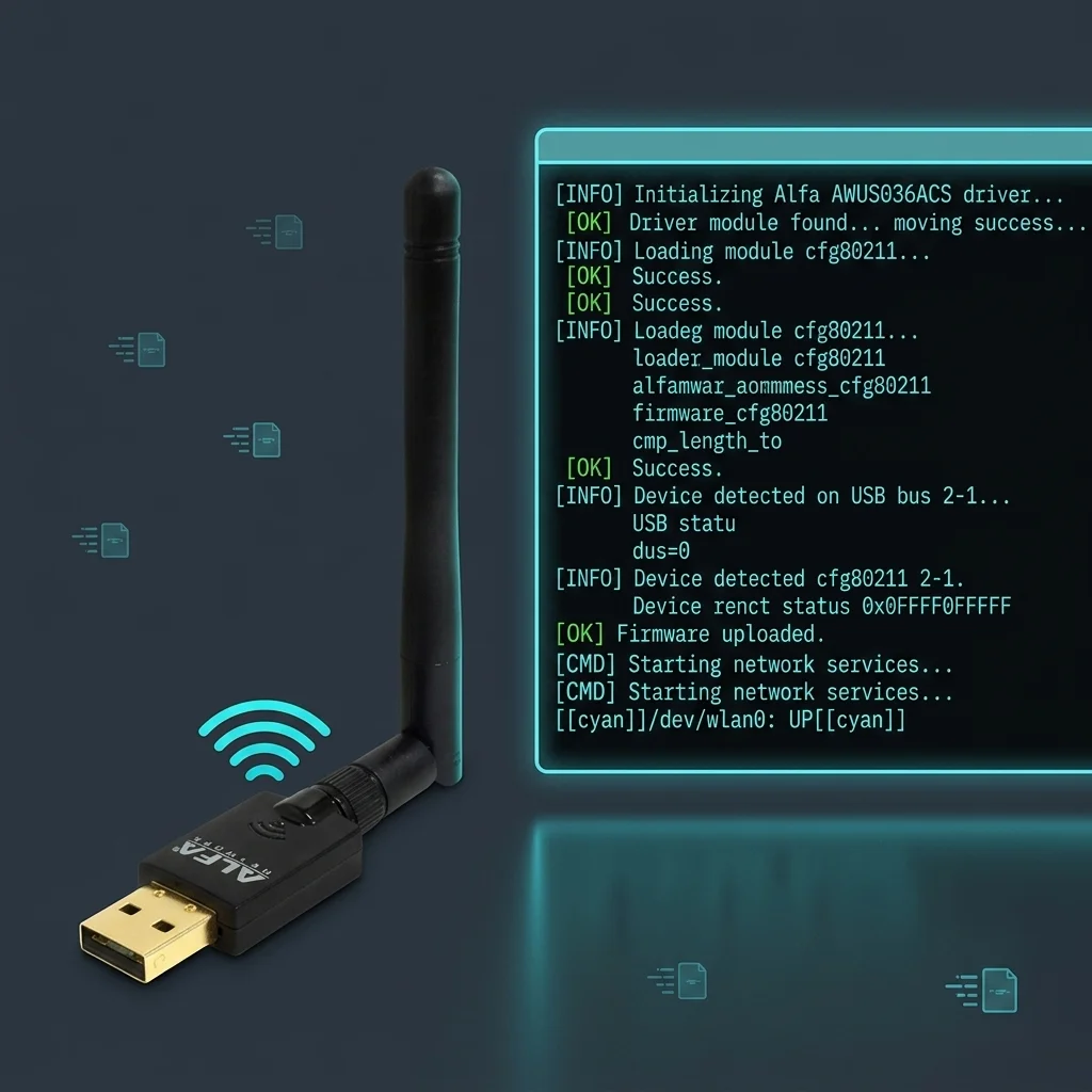 ALFA AWUS036ACS Treiber-Installationsanleitung für China: Kali Linux, Ubuntu, Debian & Raspberry Pi